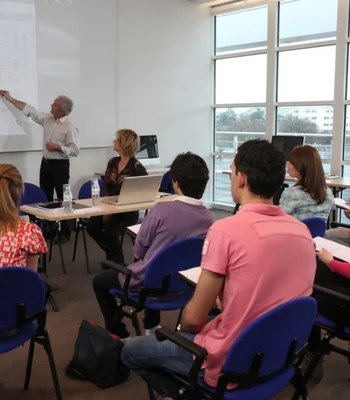 people attending a training